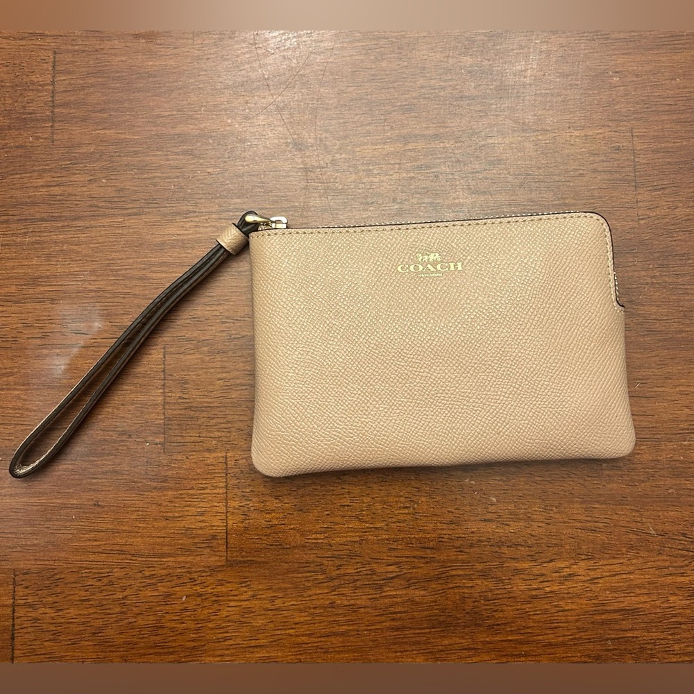 Coach Wristlet with Strap